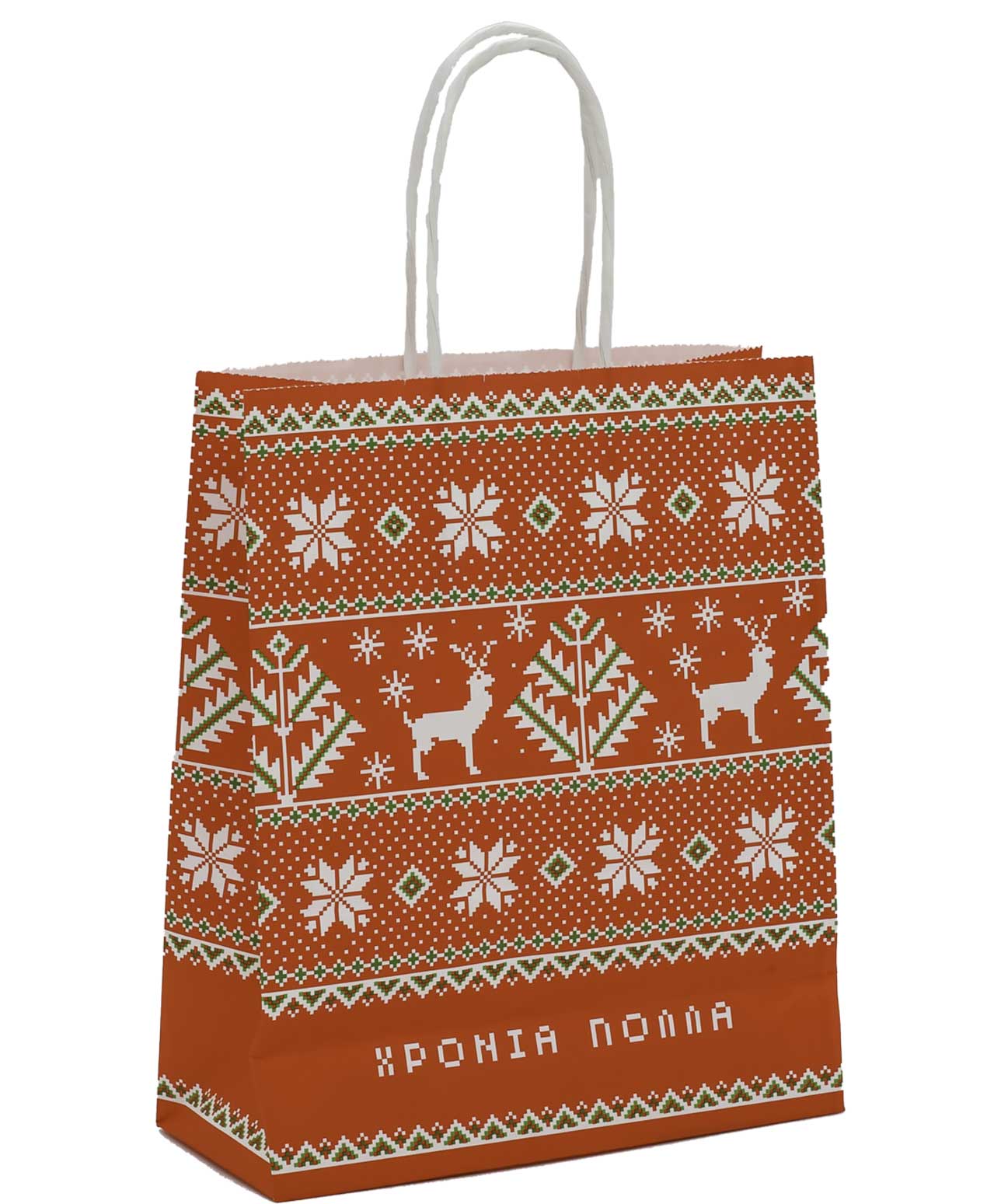 TSANTA XARTINI 22x18 SNOWFLAKE